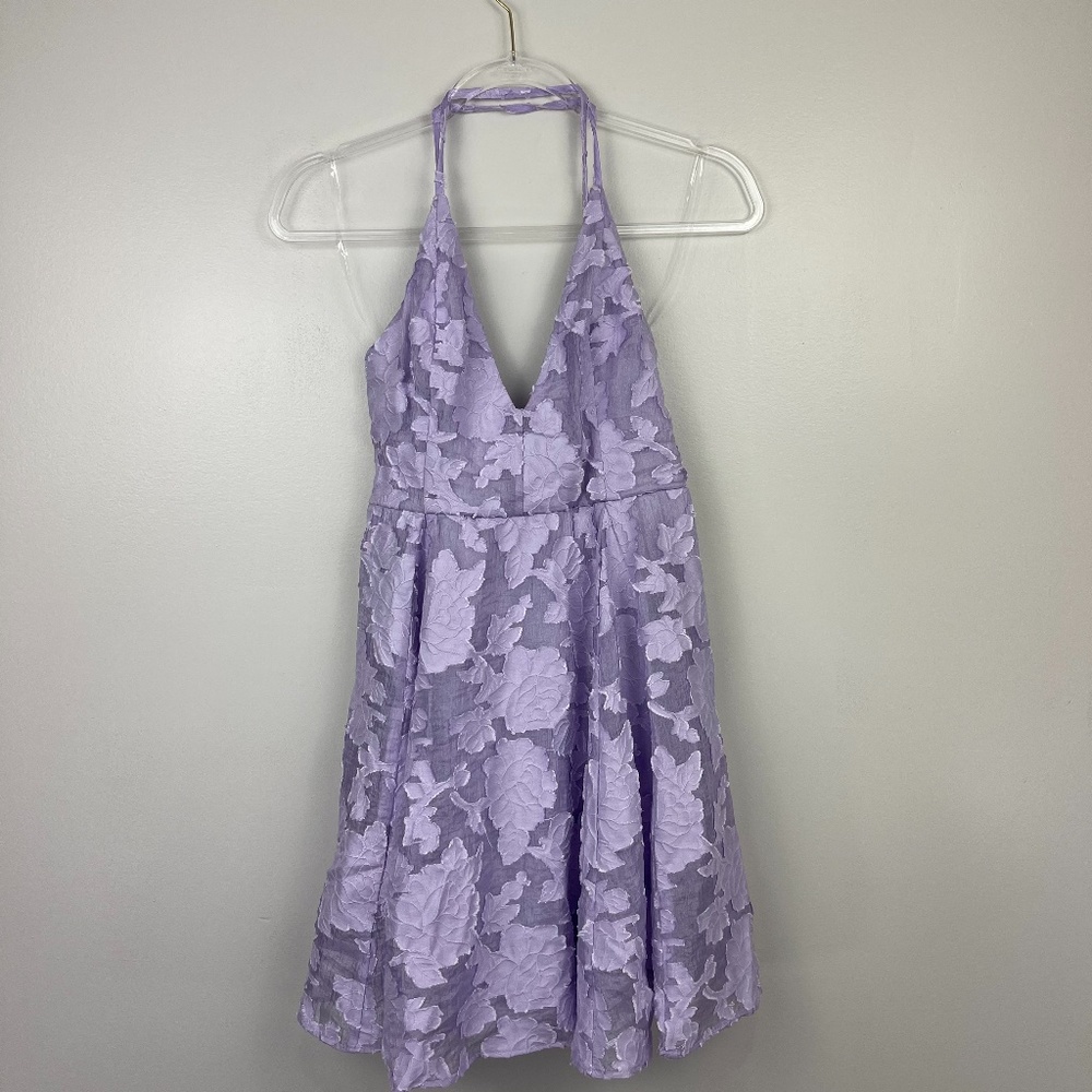 Wild Fable Purple Floral Dress Sz M